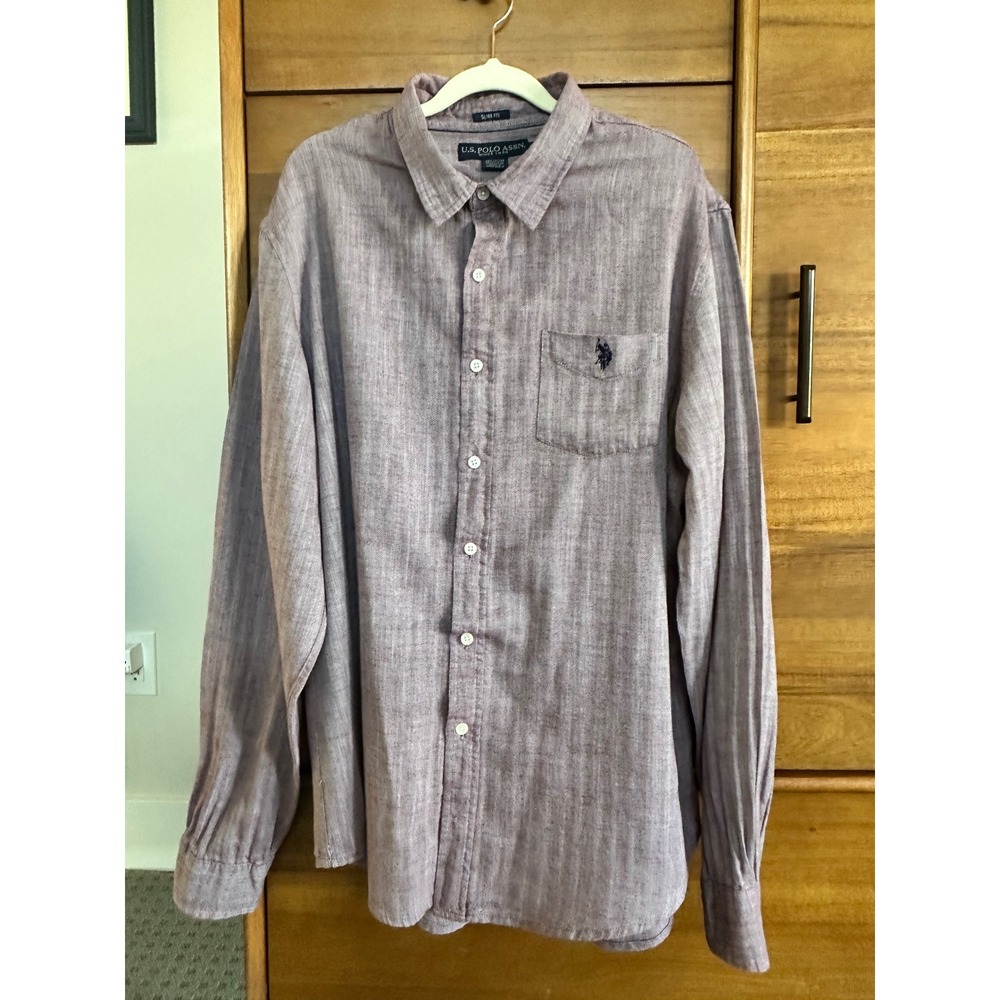 U.S. Polo Assn. Button Down XL Mauve Excellent